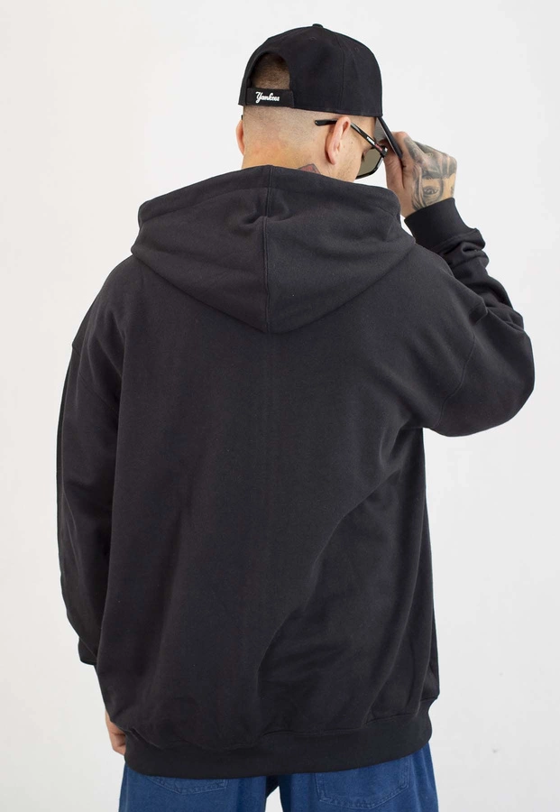 Bluza Prosto Z kapturem ZIP Logo czarna