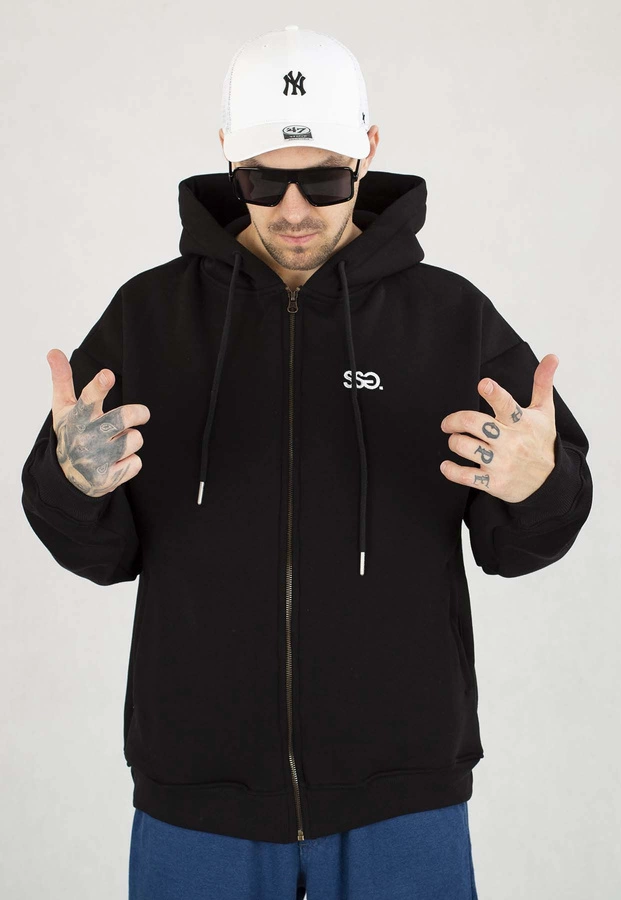 Bluza SSG Z Kapturem ZIP Small Logo czarna