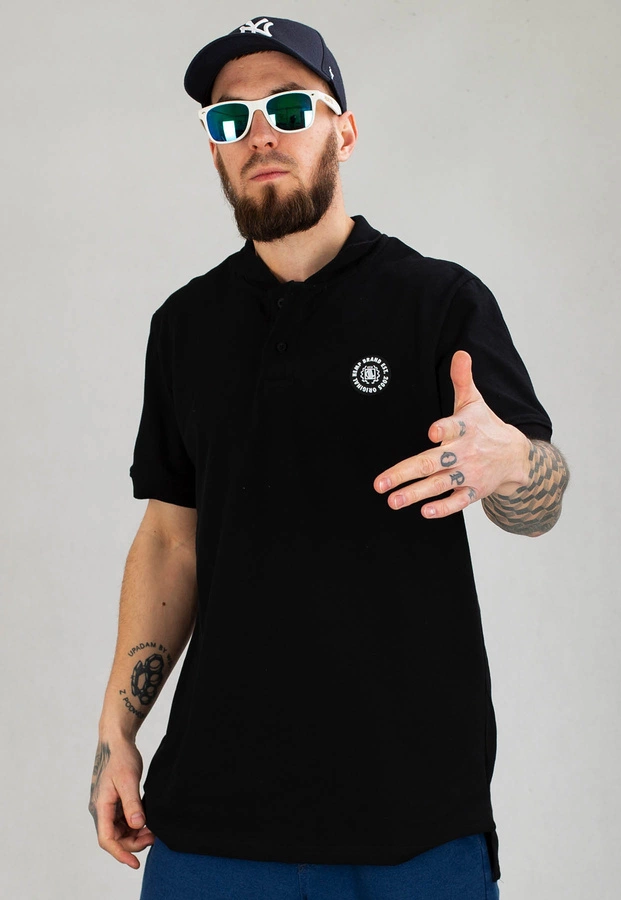 T-shirt Polo Diil Circle czarny