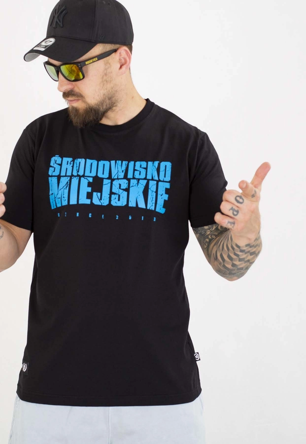 T-shirt Środowisko Miejskie Essential Grizzly Bear czarny