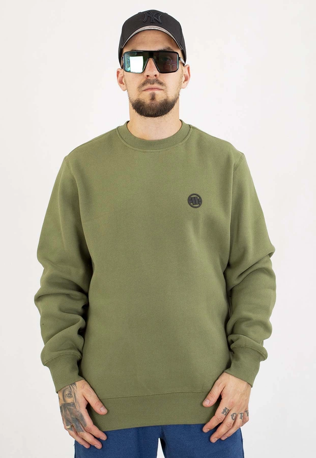 Bluza Pit Bull Bez Kaptura Small Logo olive