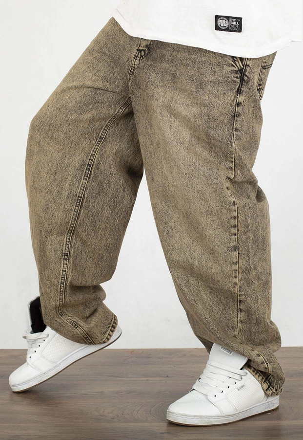 Spodnie I8 Denim BAG76 Baggy black brown