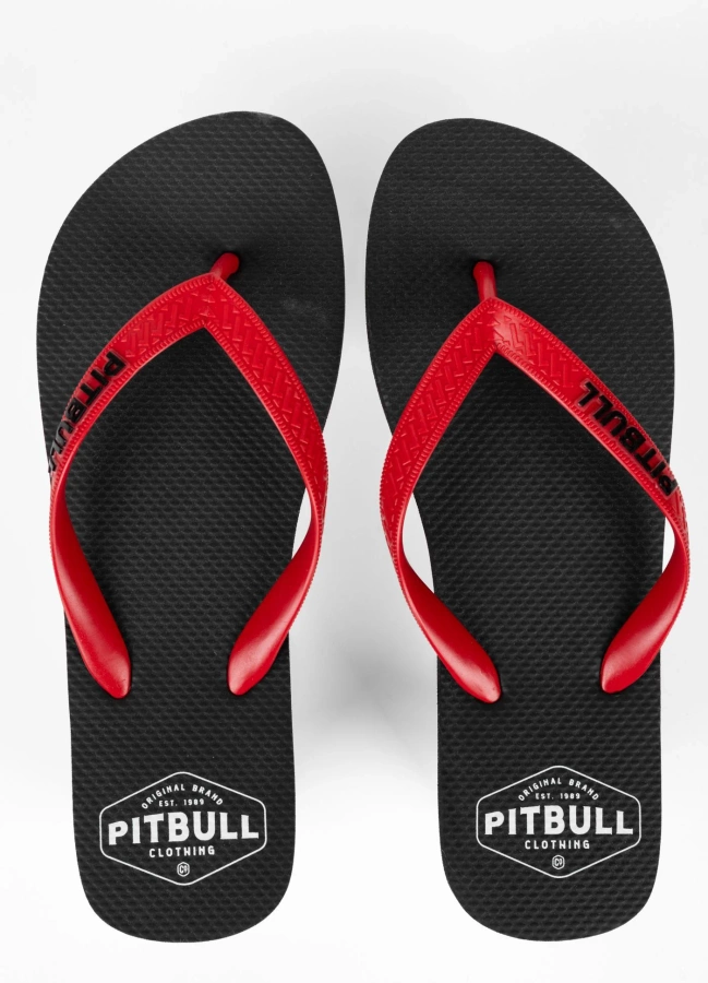 Klapki Pit Bull CO black red