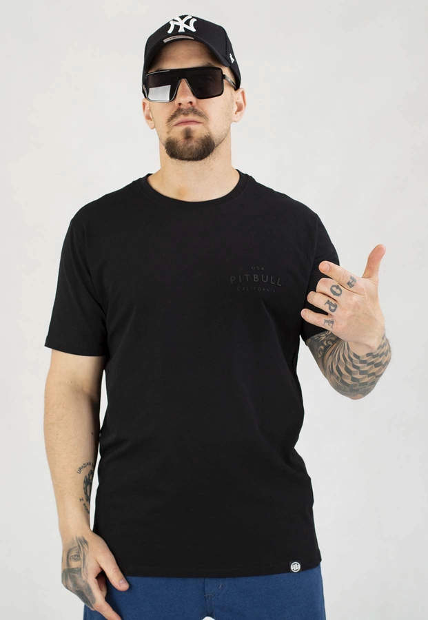 T-shirt Pit Bull Slim Fit USA Cal 140 black