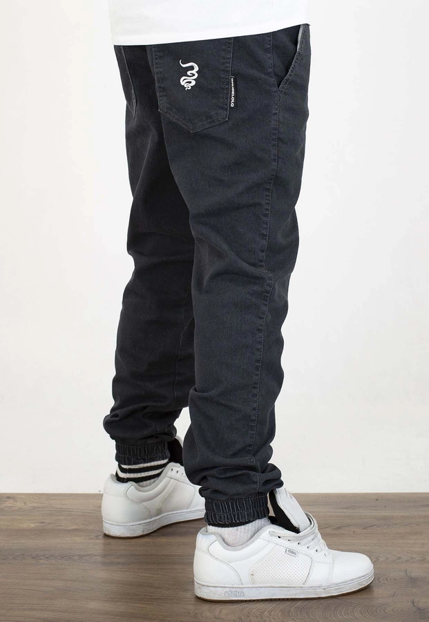 Spodnie Grube Lolo Dymek Back Haft grey