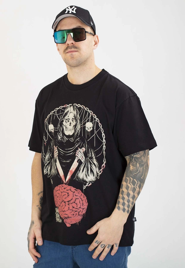T-shirt Brain Dead Familia Mózg czarny