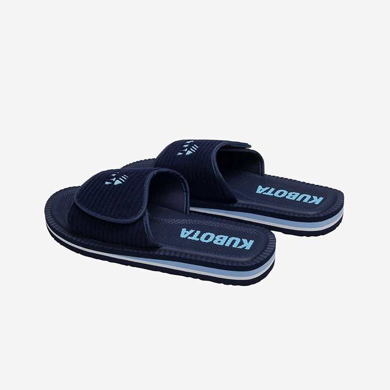 Klapki Kubota Sztruks K0000-100-013-15-1 granatowe