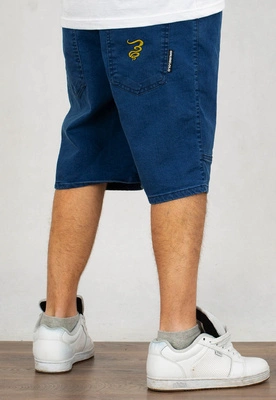 Spodenki Grube Lolo Jeans Dymek Back Yellow light blue