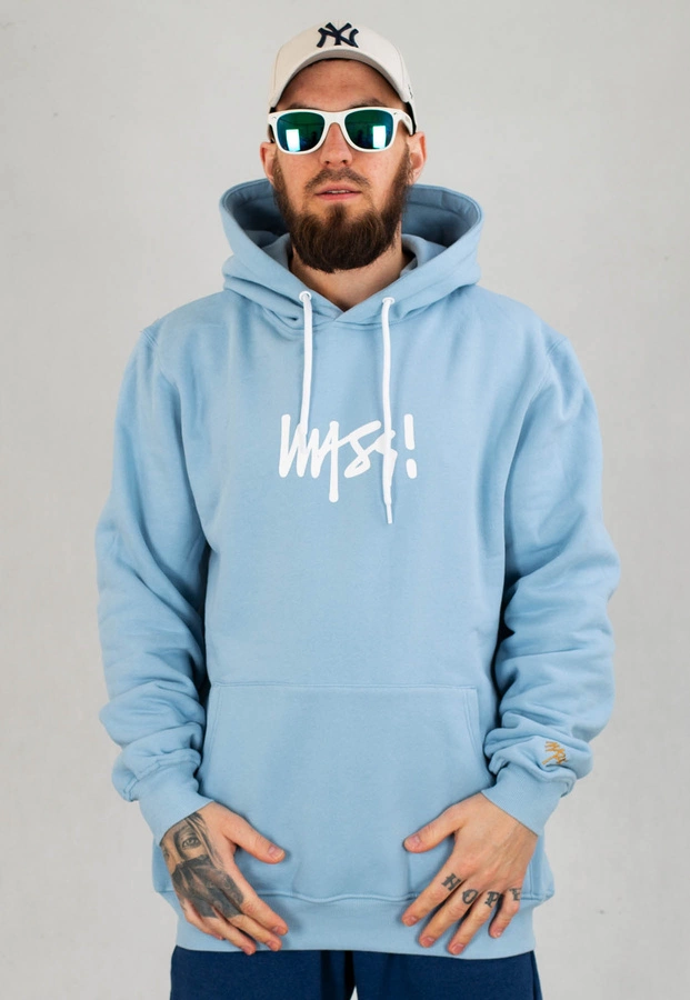 Bluza Mass Hoodie Signature Anniversary błękitna
