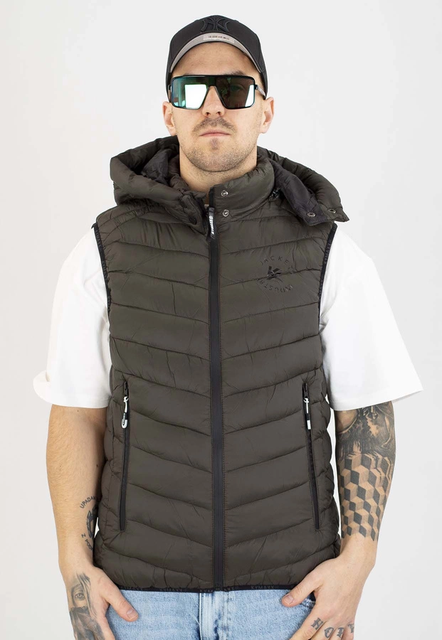 Bezrękawnik I8 Denim Z Kapturem khaki