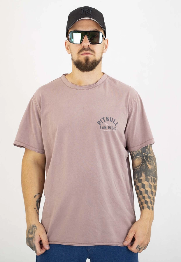 T-shirt Pit Bull Pacific 190 dusty burgundy