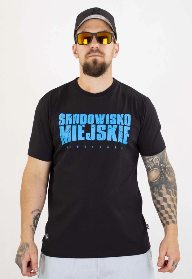 T-shirt Środowisko Miejskie Essential Grizzly Bear czarny