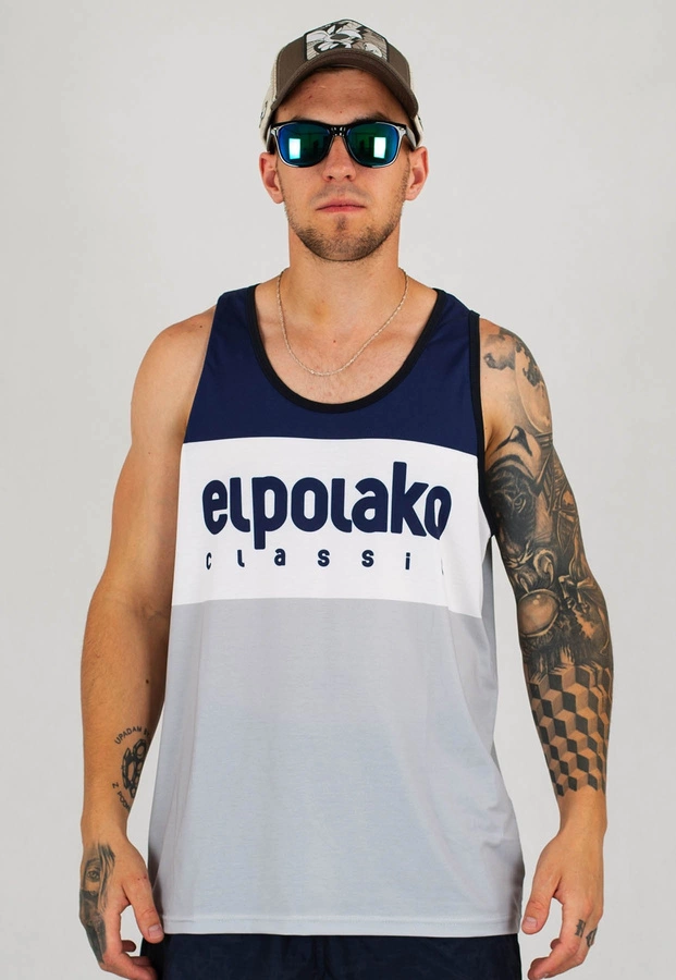 Tank El Polako Premium Classic granatowo szary