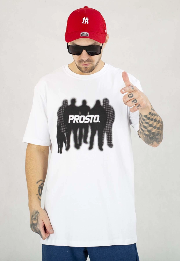 T-shirt Prosto Homies biały