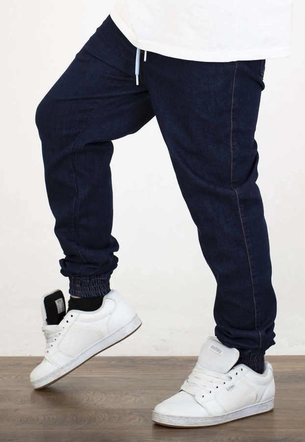 Spodnie Elade Joggery Icon jeans dark blue