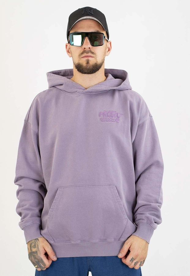 Bluza Prosto Z kapturem Flathead sprana lawendowa