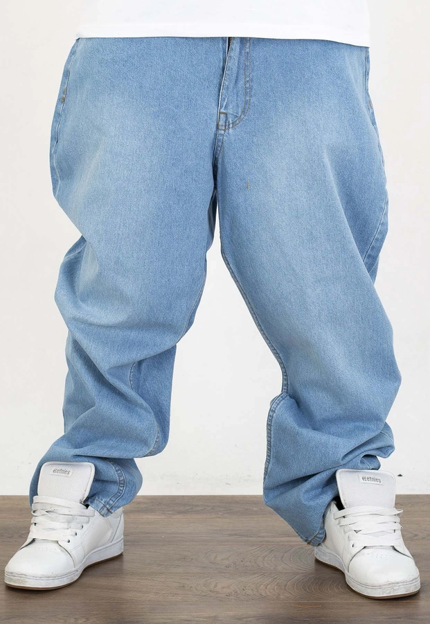 Spodnie Lucky Dice Baggy LD Clothing blue jeans