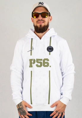 Bluza Dudek P56 Hoodie Palę Sobie Grass Football biała