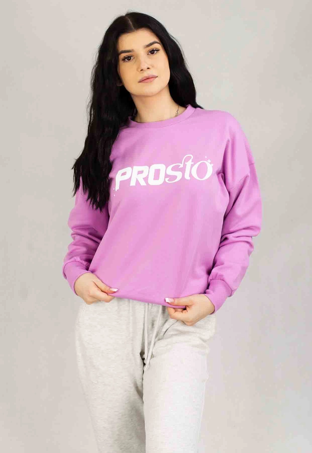 Bluza Prosto Bez Kaptura Moglie różowa