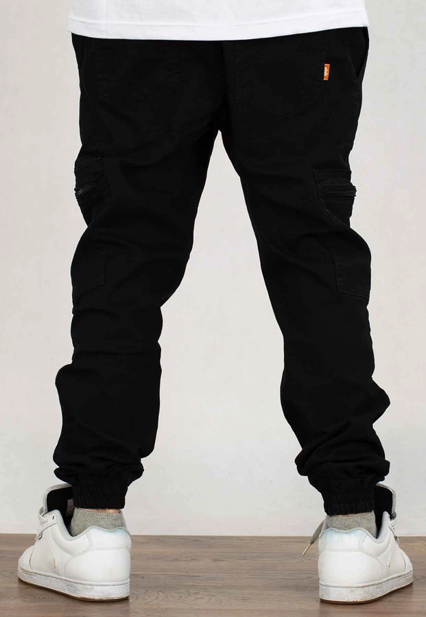 Spodnie Elade Joggery Cargo black jeans