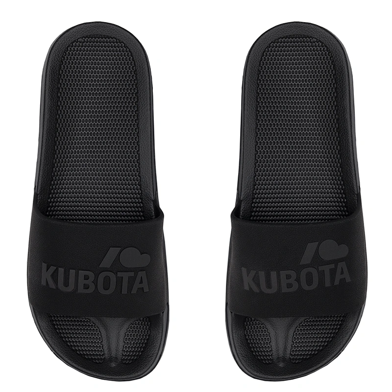 Klapki Kubota Basenowe Plain K0000-101-004-23-1 czarno czarne