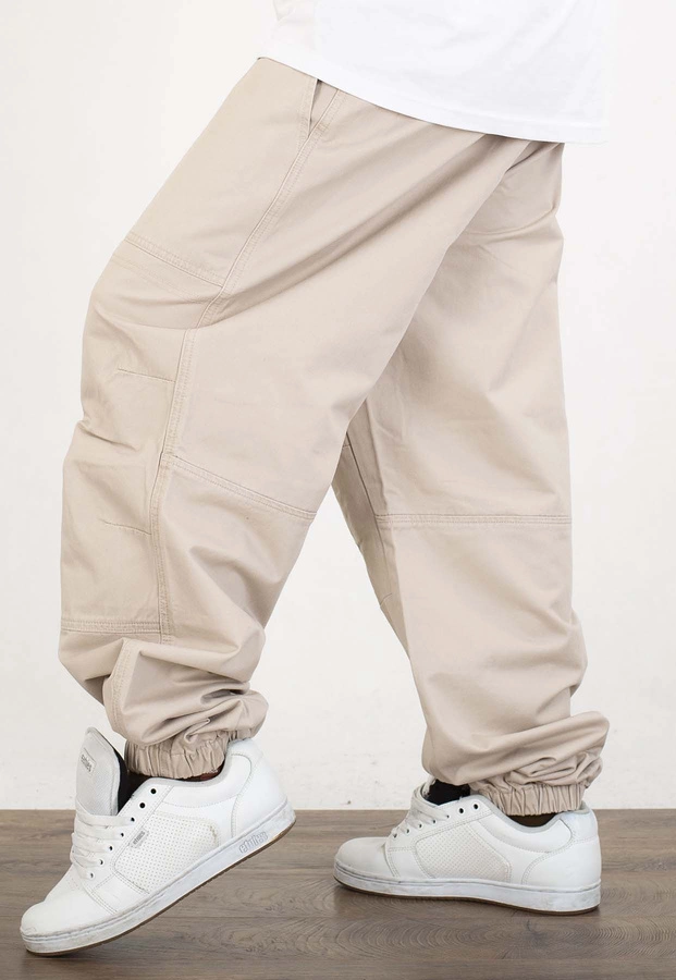 Spodnie Prosto Jogger Jeans Baggy Slate beżowe