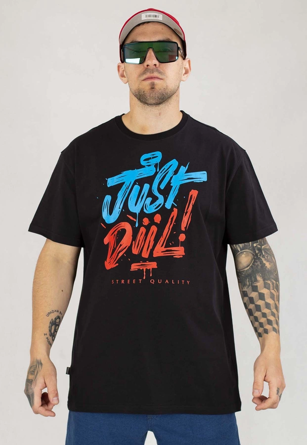 T-shirt Diil Just Diil czarny