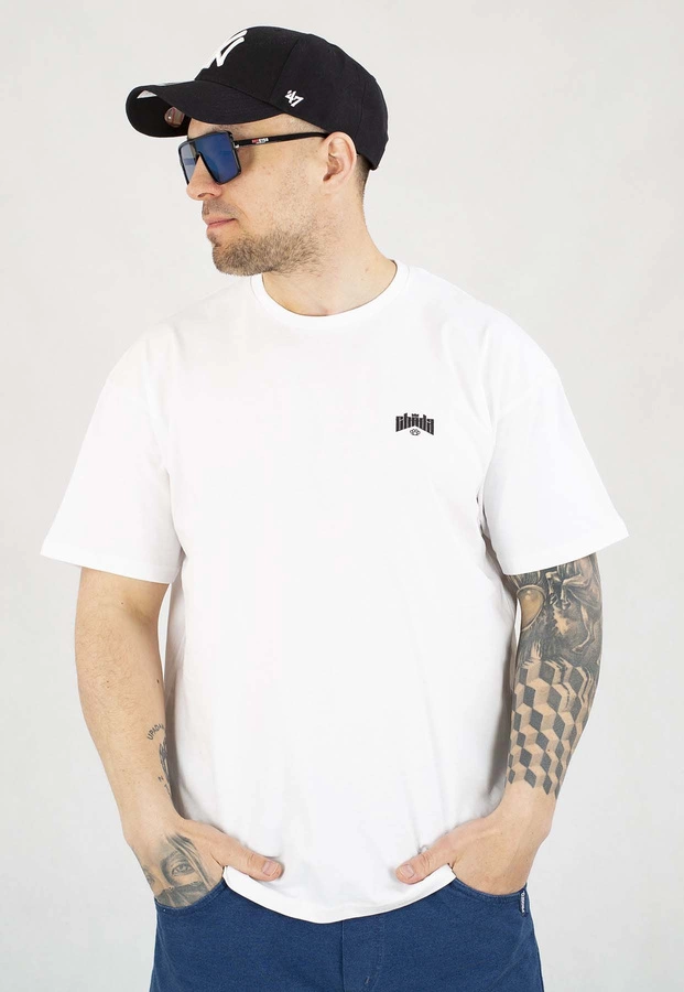 T-shirt Chada Cleanched Fists biały