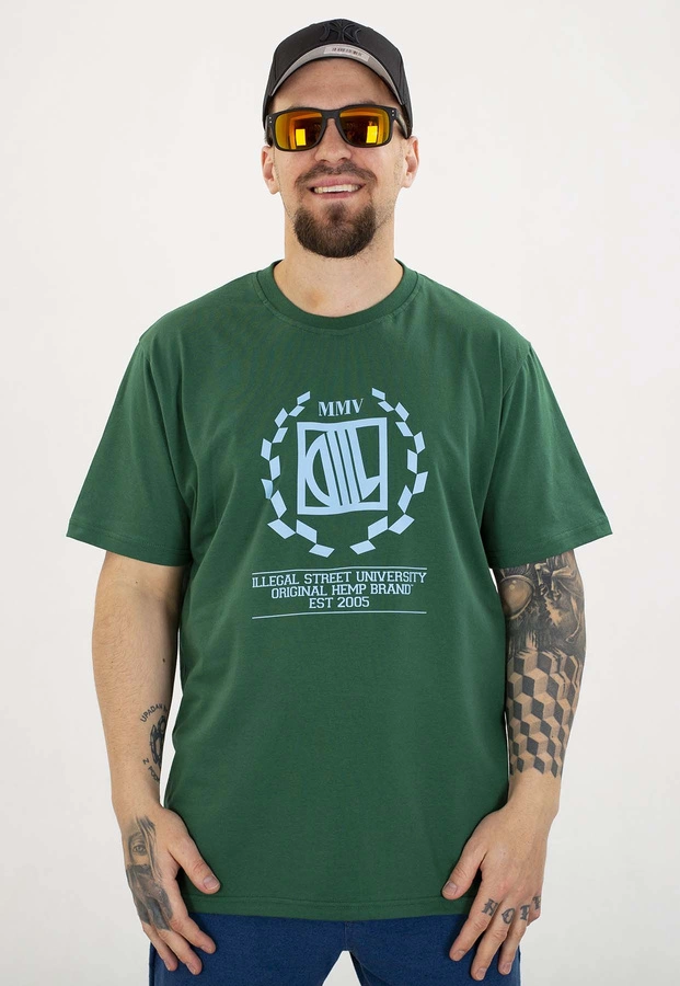 T-shirt Diil Laur zielony