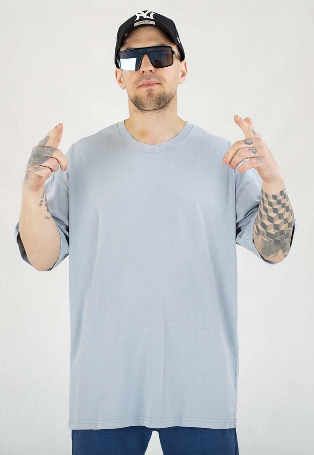 T-shirt Prosto Baggy Zont jasno niebieski