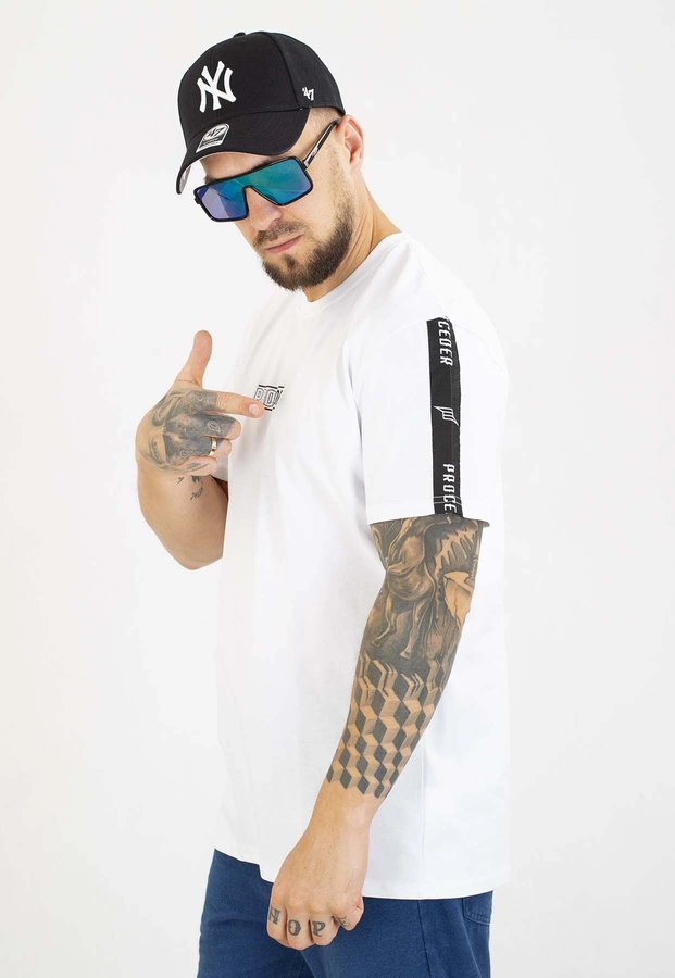 T-shirt Chada Proceder Cut Tape biały