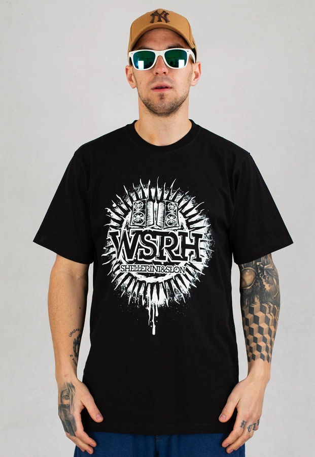 T-shirt WSRH Słońce czarny