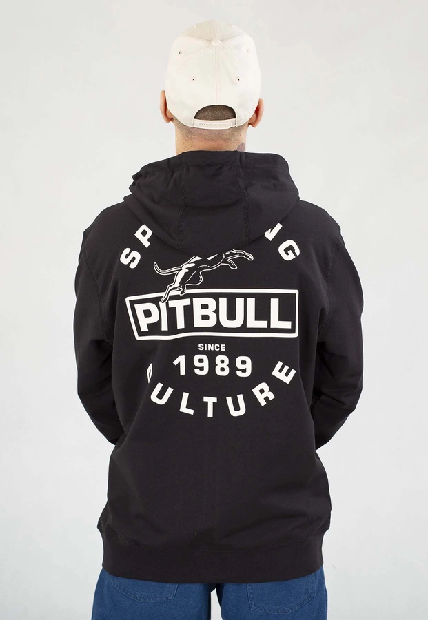 Bluza Pit Bull Z Kapturem ZIP Physical Culture czarna