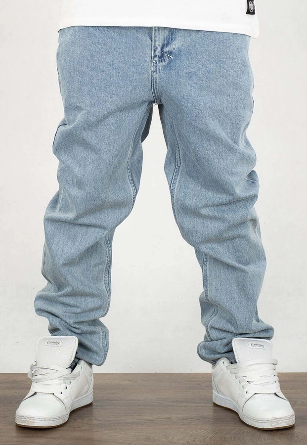 Spodnie Mass Tapered Fit Signature 2.0 light blue