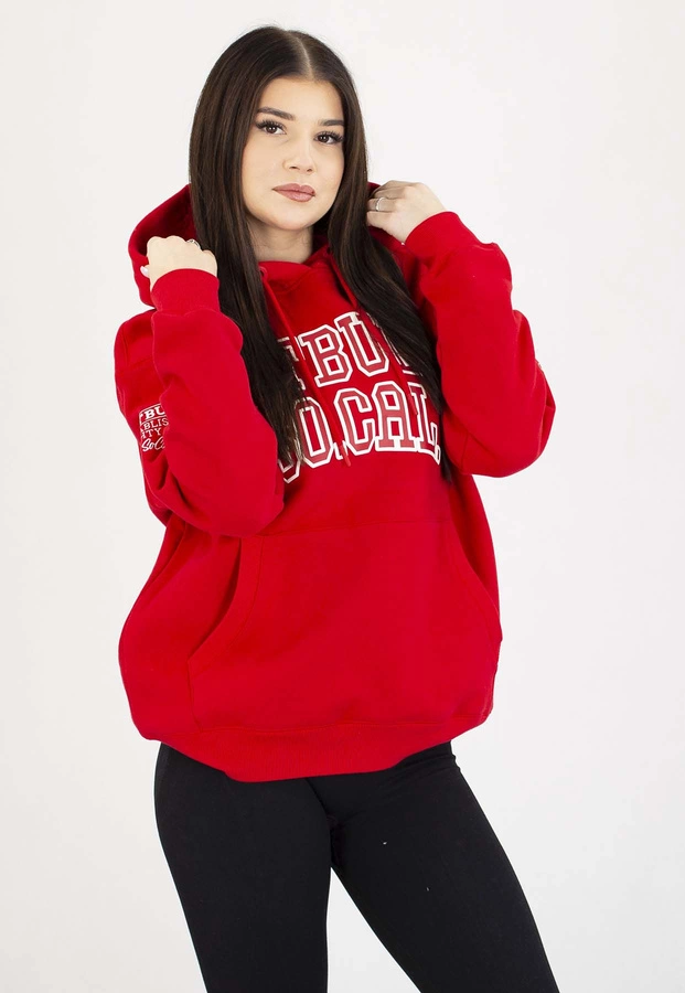 Bluza Pit Bull Z Kapturem Fiora wild red