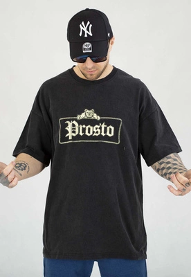 T-shirt Prosto Baggy Bull grafitowy