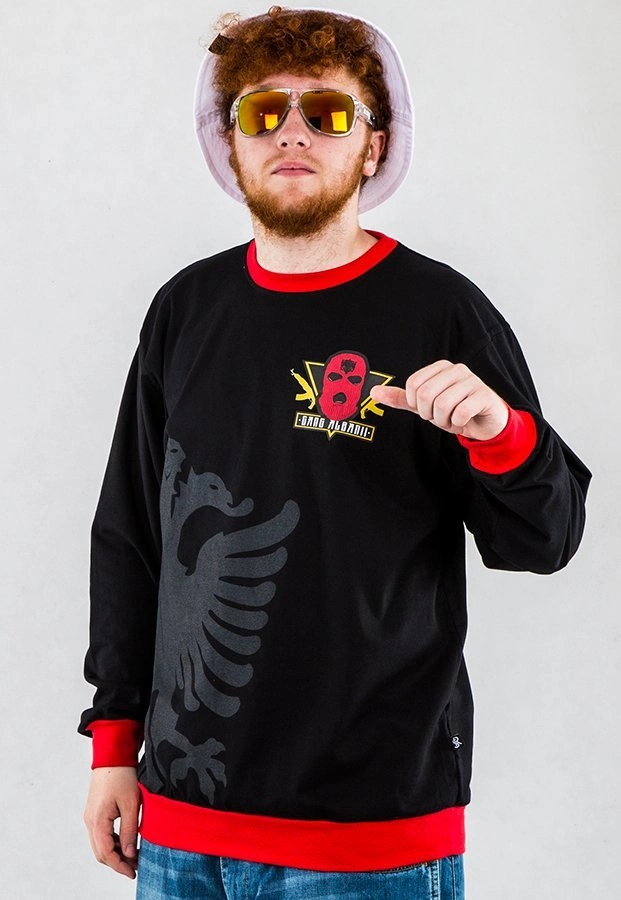 Longsleeve Gang Albanii Logo czarny