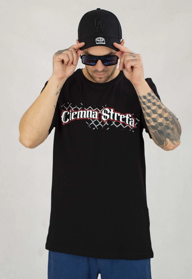 T-shirt Ciemna Strefa Szacunek czarny