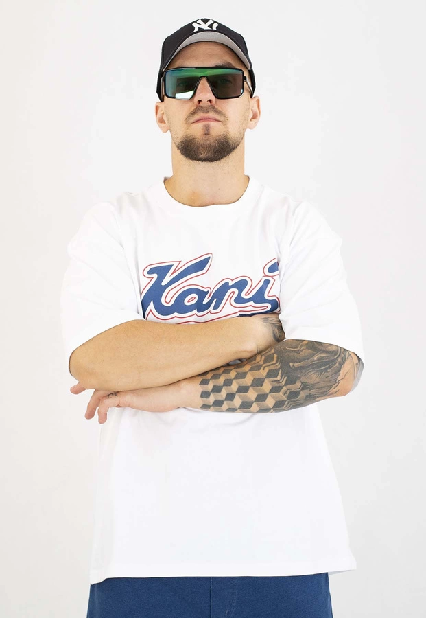 T-shirt Karl Kani Varsity Print PD00007515 biały