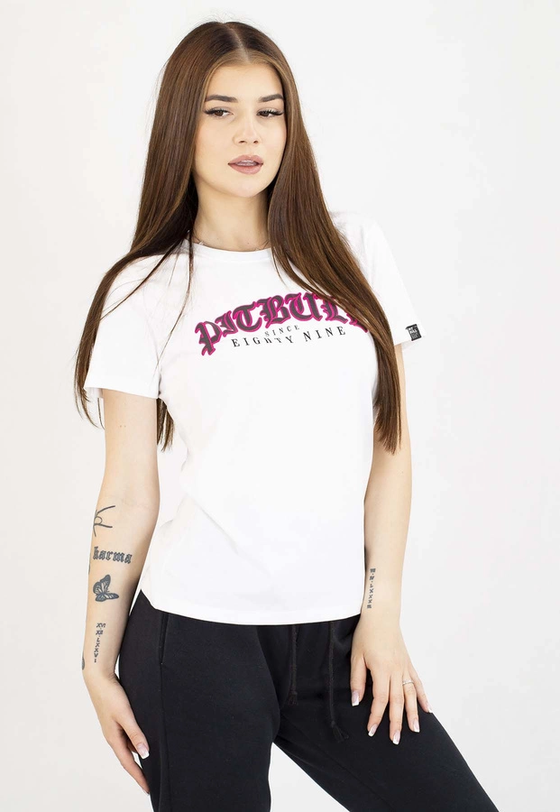 T-Shirt Pit Bull Tatto 190 white