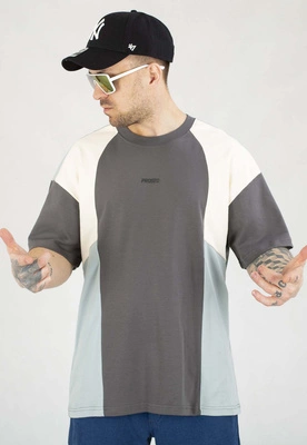 T-shirt Prosto Baggy Skid grafitowy