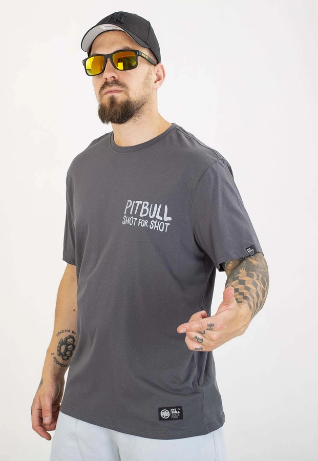 T-shirt Pit Bull Shot For Shot 170 graphite