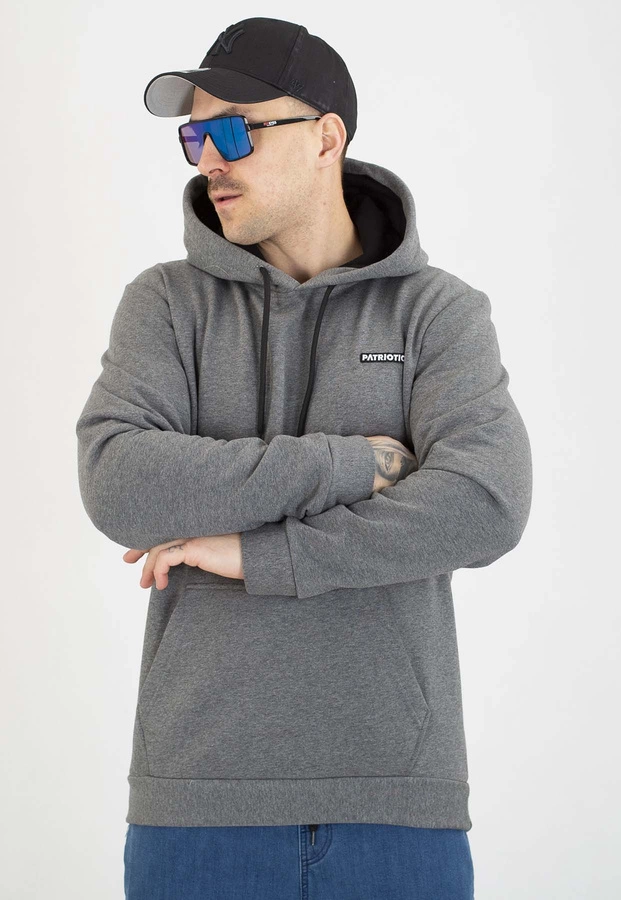 Bluza Patriotic Z Kapturem Futura Mini Slice szara