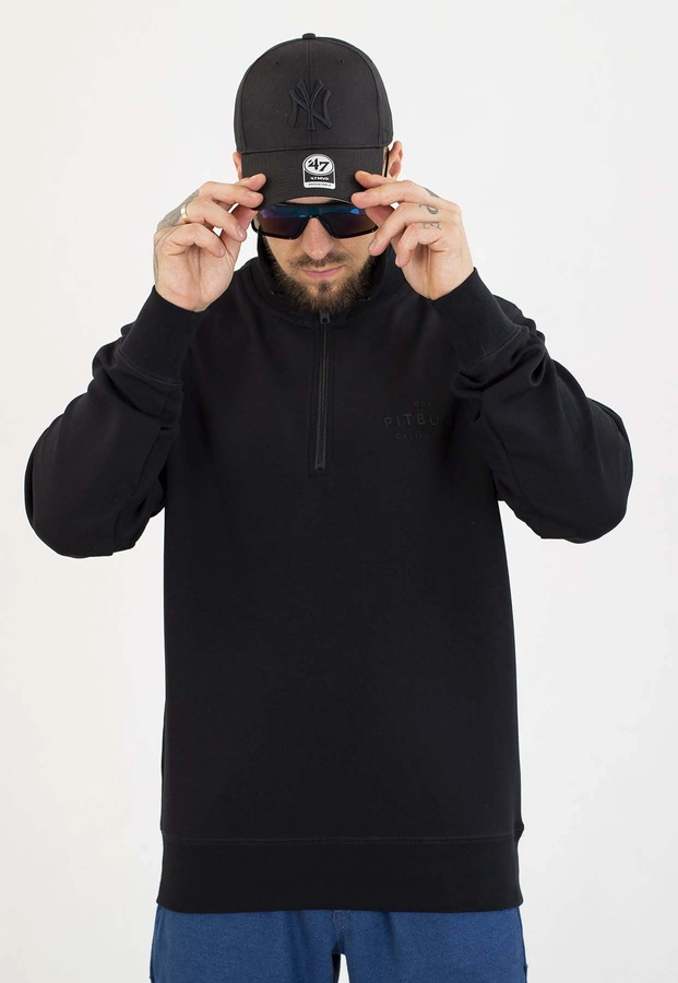 Bluza Pit Bull Bez Kaptura Half Zip Sampson black