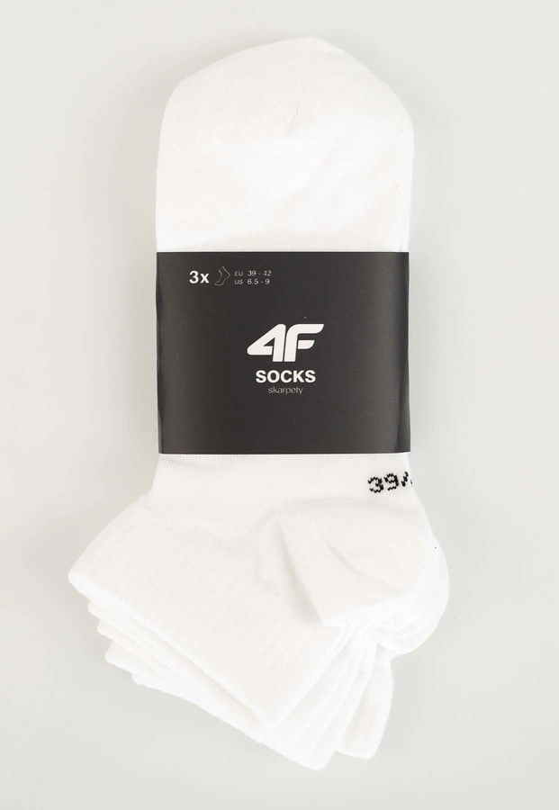 Skiety 4F M440 3Pak białe