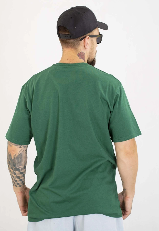 T-shirt Diil Line zielono biały
