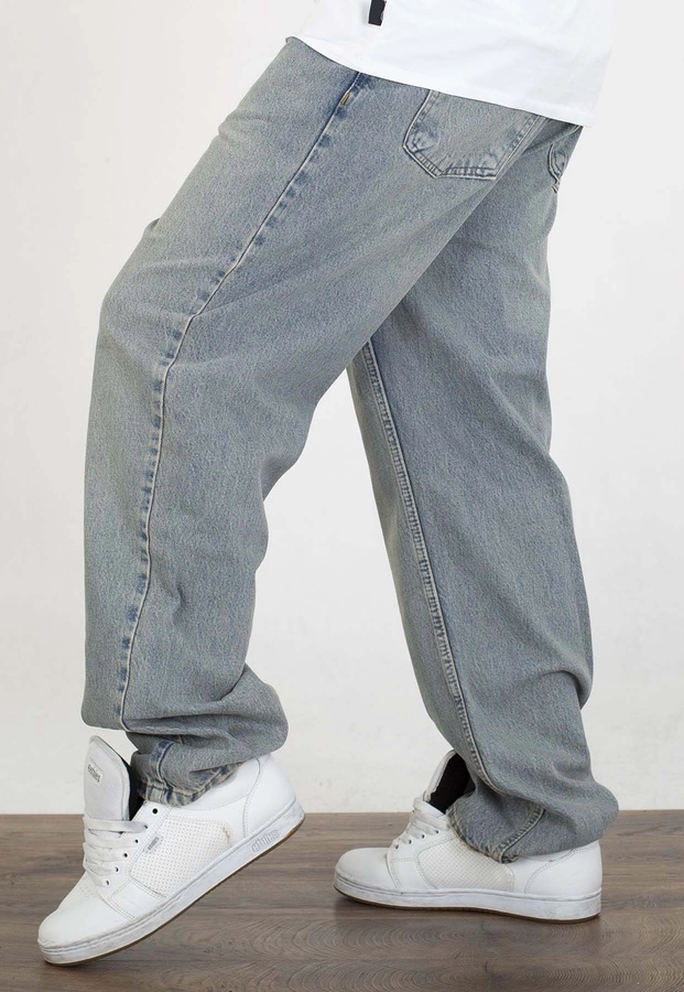 Spodnie I8 Denim BAG96 Baggy light blue brown