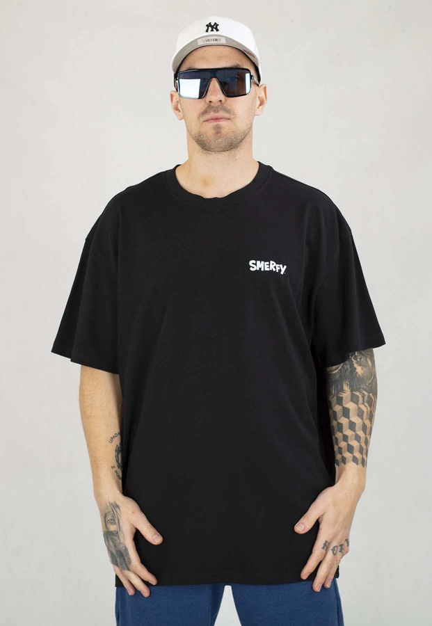 T-shirt Smerfy Baggy Comic czarny