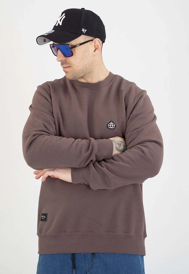 Bluza Elade Bez Kaptura Icon Mini Logo brązowa