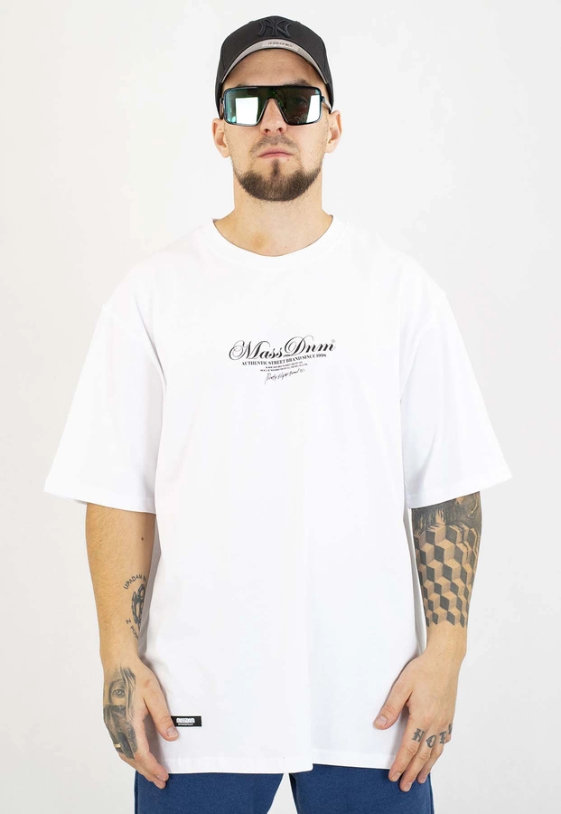 T-shirt Mass Authentic biały